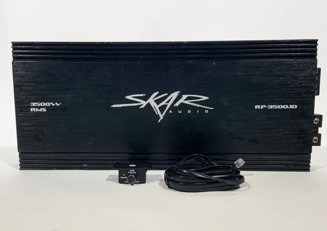 Used Skar Audio Rp-3500.1D 5500 Watt Max Power Class D Mono Sub Amplifier