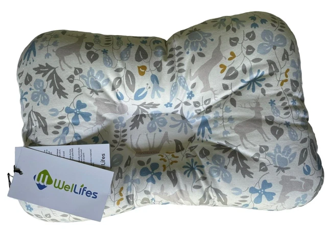 Almohada para bebé WelLifes - malla de aire transpirable 3D y algodón orgánico