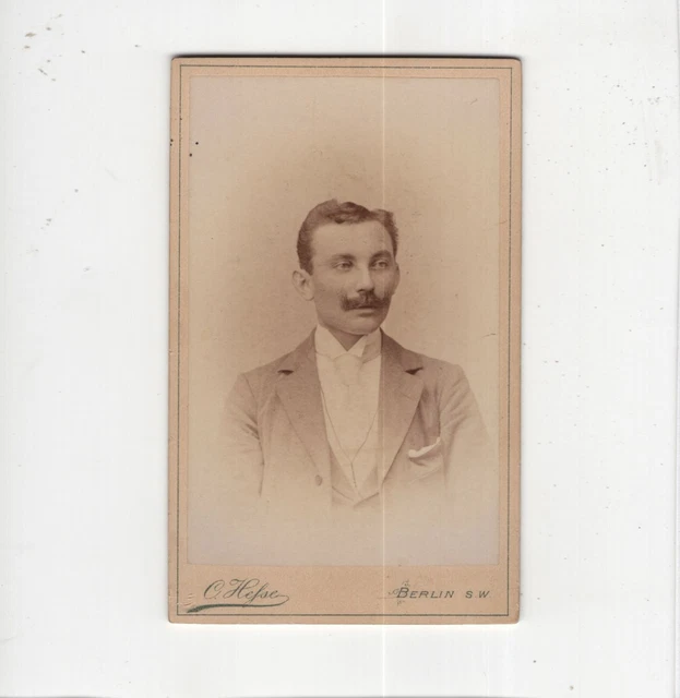 CDV Foto Herrenportrait - Berlin 1890er