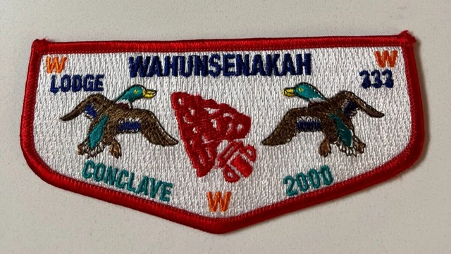 Boy Scout OA 333 Wahunsenakah Lodge Flap S13 2000 Conclave