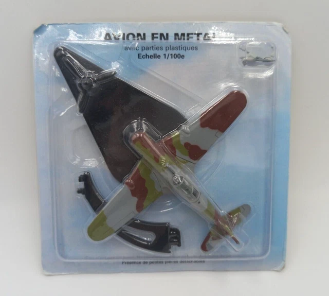 Aereo Militare Morane-Saulnier MS.406 Francia Scala 1/72 - Collezione WWII Diecast