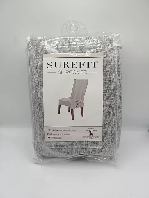 Sure fit scroll 2025 dining room chair slipcover