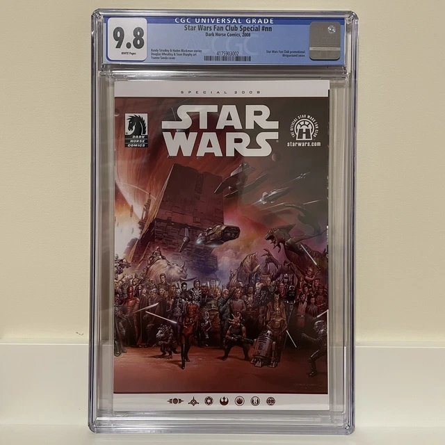Star Wars Hyperspace Fan Club Special CGC 9.8 Dark Horse Comics 2008 Star Wars Hyperspace Fan Club Special CGC 9.8 Dark Horse Comics 2008