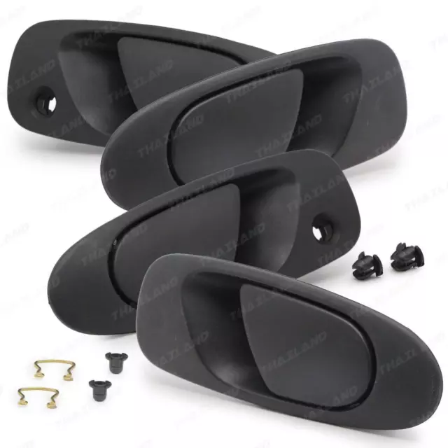 Set 4Dr Outer Outside Exterior Door Handle For Honda Civic EG9 SR4 '92 - '93 95