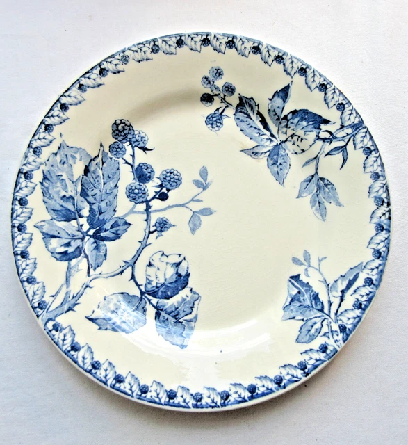 Assiette Plate En Porcelaine Chine Des Années 1930 - Style Art Nouveau Vintage - Référence N7025 - Collection