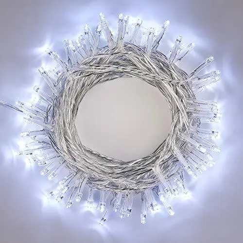 Guirlande Lumineuse Intérieure 100 LED Blanc Chaud, 8m –