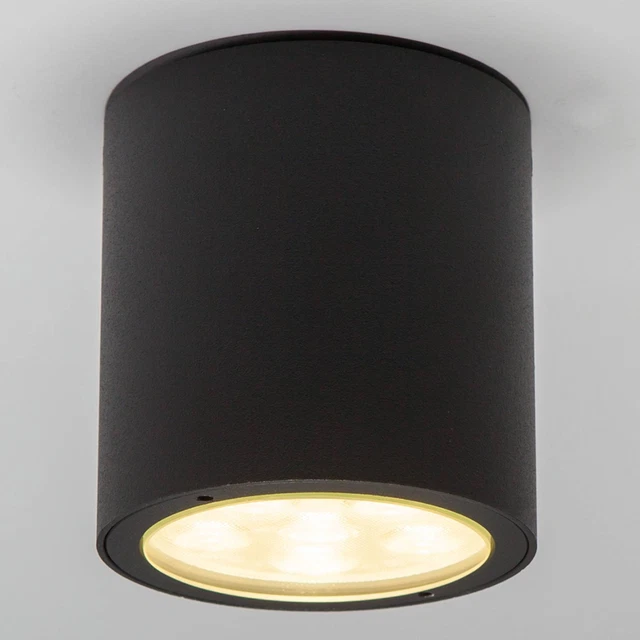 LED Außenleuchte Meret Rund Deckenleuchte Deckenstrahler Deckenlampe Lampenwelt