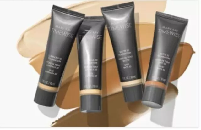Mary Kay TimeWise Luminous 3D Liquid Foundation (Different Shades) Flawless Face