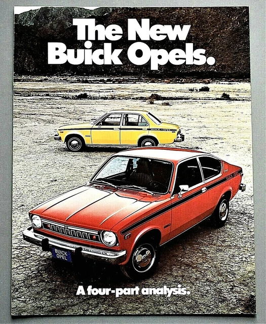 Gorgeous 1977 Buick Opel Full Line 8 Page Sales Brochure ~ Near Mint