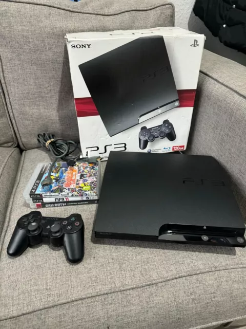 Sony Playstation 3 120GB Slim Boxed Console. Fast dispatch, Tested Working.