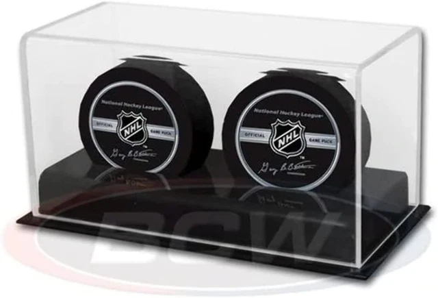 BCW 1-AD11-2 Acrylic Double Hockey Puck Display Case 1 Pack