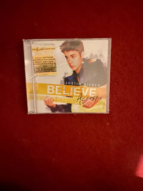 Justin Bieber : Believe: Acoustic CD (2013) New still sealed free 1st class post