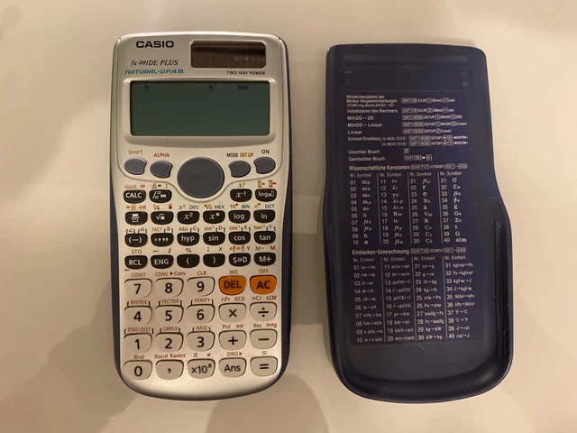CASIO FX-991DE PLUS Scientific Calculator 2 Way Power FAST DISPATCH UK ...