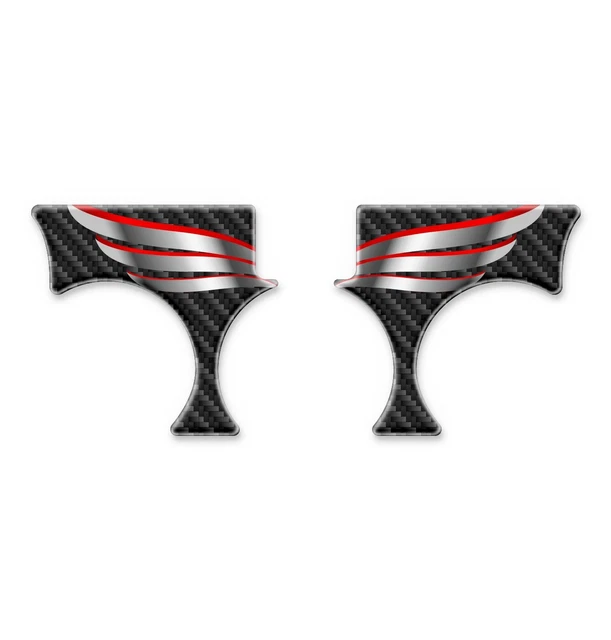 Autocollant Résine 3D Moto Autocollant Résine 3D Labelbike Pour Aprilia RS 660 2020-2025 - Décoration Et Protection Plaque De Fourche Protection Fourche