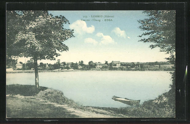 CPA Lormes, Vue sur l´Ètang