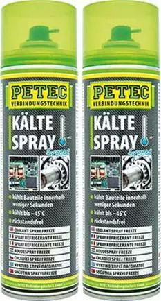 2x Spray réfrigérant Freeze 400ml PETEC Refroidissement piece en peu de secondes