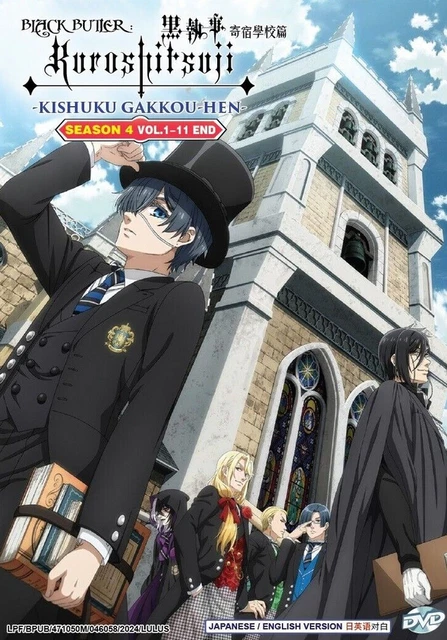 ANIME DVD BLACK Butler Kuroshitsuji Season 4: KISHUKU GAKKOU-HEN