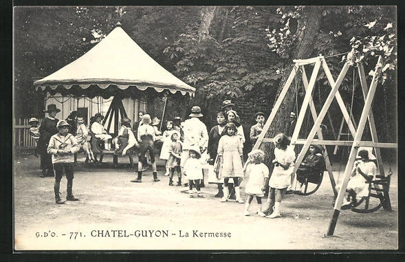CPA Chatel-Guyon, La Kermesse