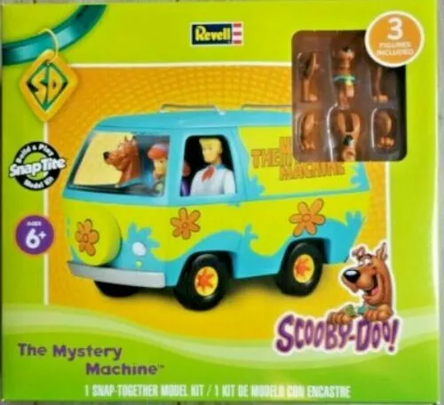 REVELL 1:20 SCALE Scooby-Doo Mystery Machine Van Build & Play SnapTite ...