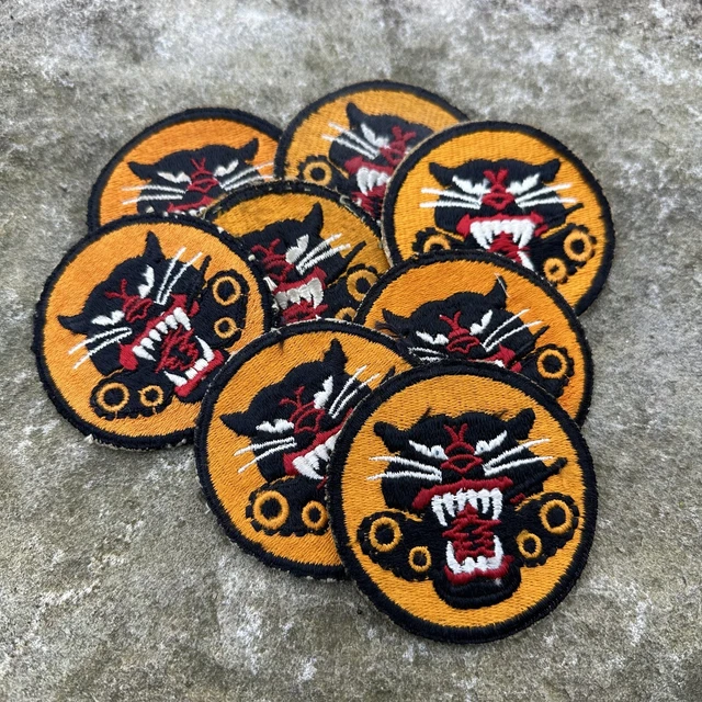 WWII WW2 US Army Tank Destroyer 4 Wheel Uniform Patch Insignia - Lot of 8
