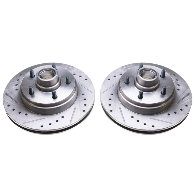 Powerstop AR8212XPR Brake Discs 2-Wheel Set Front RWD ABS for Chevy Olds Impala