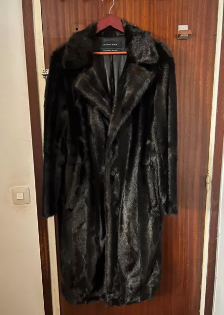 Koroshi Chaqueta acolchada larga Abrigo con capucha color Beige para Hombre