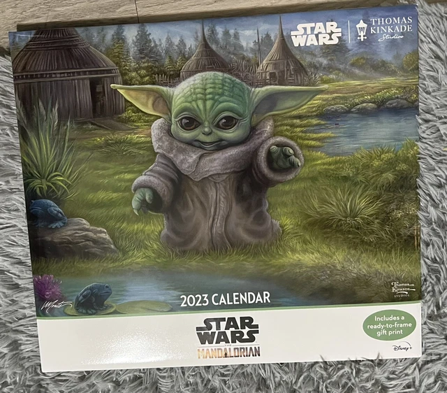 THOMAS KINKADE MANDALORIAN 2023 Deluxe Wall Calendar 22.99 PicClick