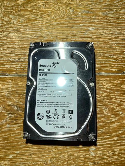 Seagate NAS HDD ST4000VN000 4To