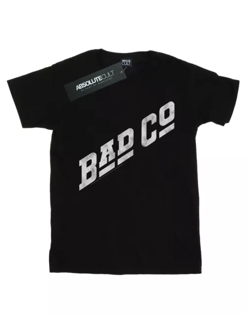 Bad Company Distressed Logo Boyfriend Fit Autorisé Femmes Dames T-shirt