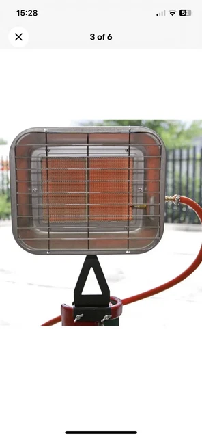 SEALEY PROPANE GAS Bottle Mounted Space Warmer Heater,10,250-15,354 Btu/hr  LP13 £49.95 - PicClick UK