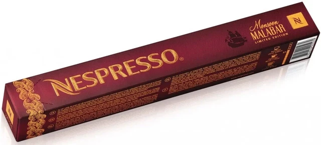 RARE NESPRESSO Monsoon Malabar Limited Edition 2015 Coffee Sleeve