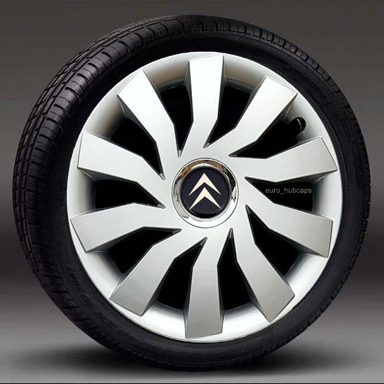 4x15" wheel trims, Hub Caps, Covers to fit Citroen C3,C4,C5,Picasso
