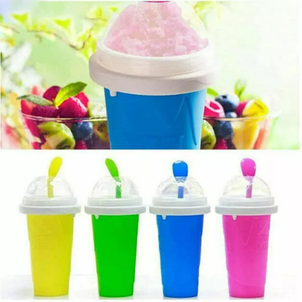 Quick-frozen Smoothies Magic Slushy Ice Cream Maker Squeeze Cooling Cup Bottle