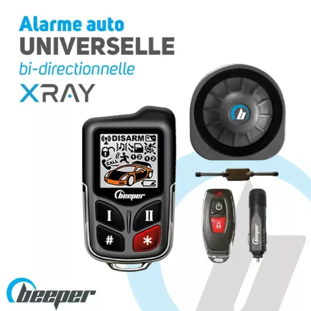 Alarme auto universelle Bi-directionnelle Beeper XRAY XR10 #F