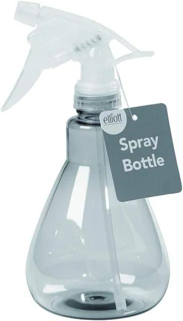 Elliott Plastic 500ml Spray Bottle with adjustable trigger action for misting