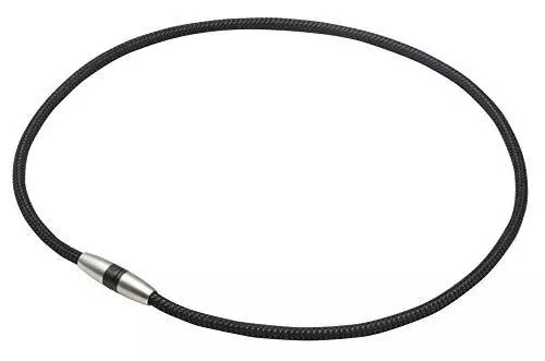 Phiten Halskette Rakuwa Magnetisch Titan Halskette Metall Schwarz 50cm Neu #kk2 Phiten Halskette Rakuwa Magnetisch Titan Halskette Metall Schwarz 50cm Neu #kk2