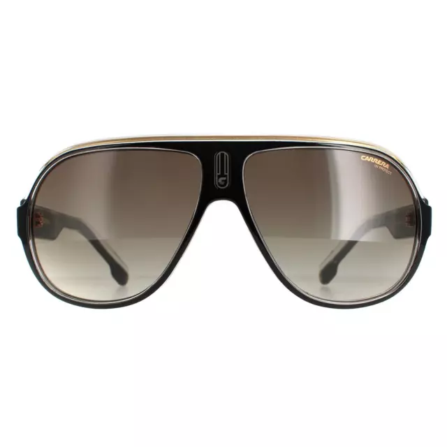 Carrera Sunglasses Speedway/N 2M2 HA Black Gold Brown Gradient