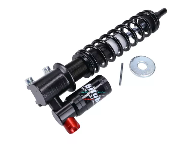 Vespa GTS 125 Bitubo GEV Front Shock Absorber (2 Mounting Holes) Black Edition