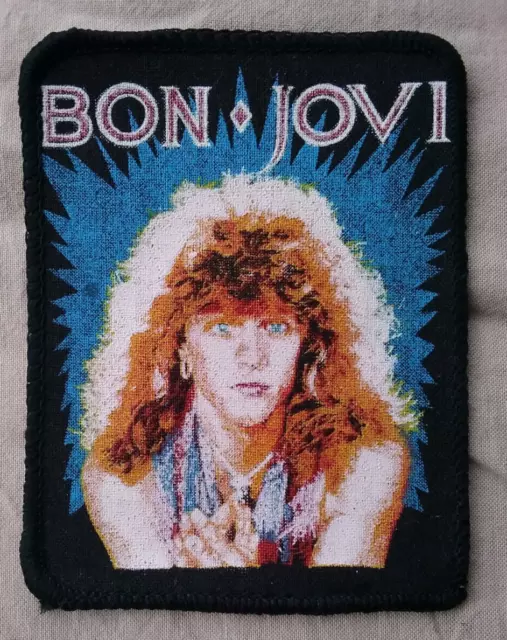 BON JOVI - PATCH - toppa/textile/hard rock/pop/metal/Europe/Kiss/MADE IN ITALY