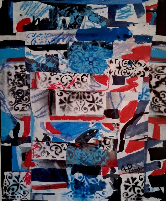 Tableau Abstrait Contemporain Par Alexandre Pons – Acrylique Sur Toile 100x150 Cm – Pièce Unique Signée