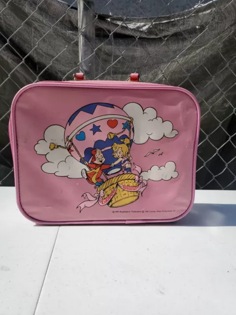 Vintage Alvin & Chipmunks Childs Travel Bag "Hot Air Balloon" 1990 Color Faded