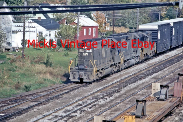 Original Slide, 1974 NW Norfolk Western Locomotive NW 6086(SD40-2) W34