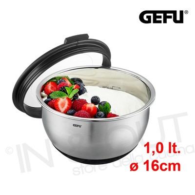 set di ciotole con coperchio set di ciotole con coperchio 1 l 2,5 l ciotola in acciaio inox con coperchio ciotola in acciaio inox insalatiera con coperchio 3,5 l 1,5 l INNOPLUS 2 l 
