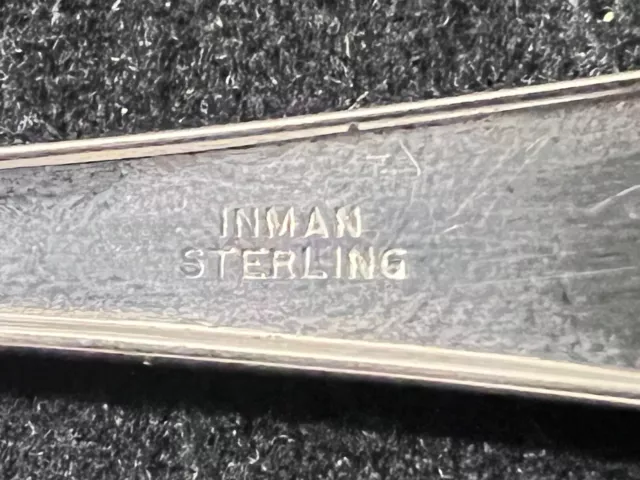 J.t. Inman Sterling Silver Baby Spoon - B372 3