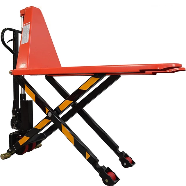 Transpallet idraulico a pantografo per pallet Sollevatore 1000 Kg H 850 mm