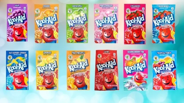 (NEW STOCK - LONG EXPIRY) 48 x US KOOL-AID Drink Mix - GREEN APPLE & WATERMELON 2