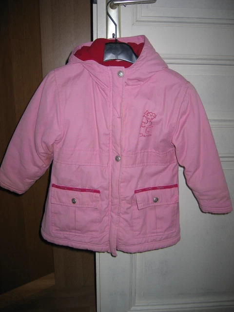 Trench Imperméable Léger Marèse Pour Fille 6 Ans (taille 116) - Gris Clair, Capuche Amovible - Occasion TBE