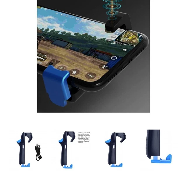 thumbnail image 2 of 3 Pcs Mobile Triggers, Ergonomic Trigger, Retractable Phone Game Controller Avoid Complicated Operation Reliable Protection Sensitive Shoot Aim Buttons 2 of 13