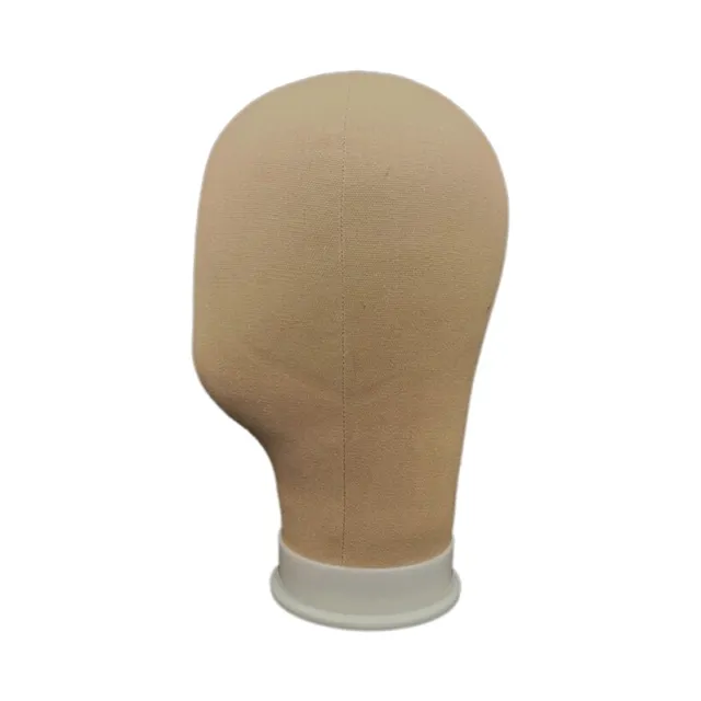 1X(21 Inches Canvas Mannequin Head for Wig Mannequin Head for Wig Making Goofr