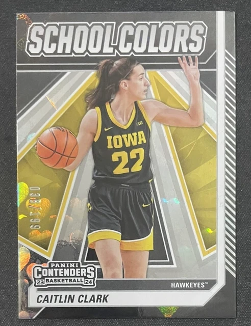 2024 PANINI CAITLIN Clark NIL Collection School Colors #SC1 Heart